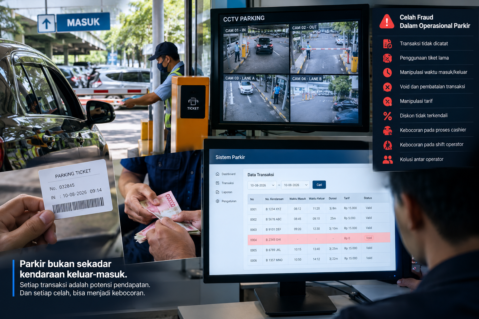 Celah Fraud Dalam Operasional Parkir